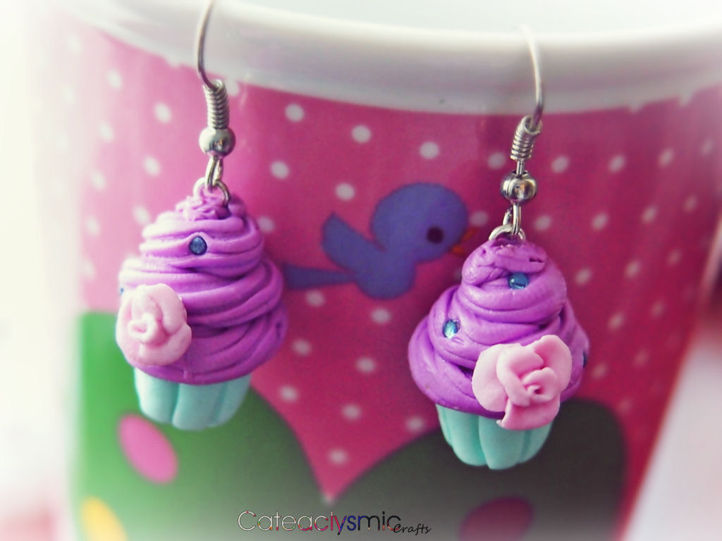 Pastel Bubblegum Cupcake Earrings Www Cateaclysmic Blogs