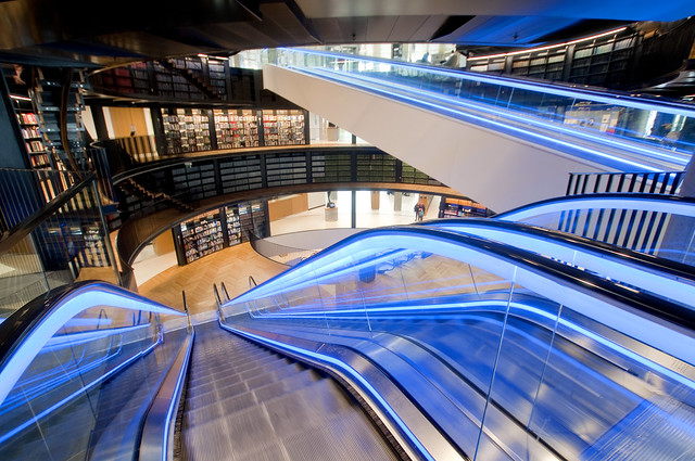 UK - Birmingham - Library of Birmingham interior 12