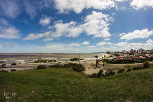 uruguay mar calle playa pasto cielo nubes puntagorda montevideo tierra rambla molinodeperez