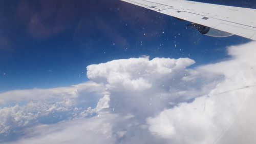 Cumulonimbus cloud viewed from DC8