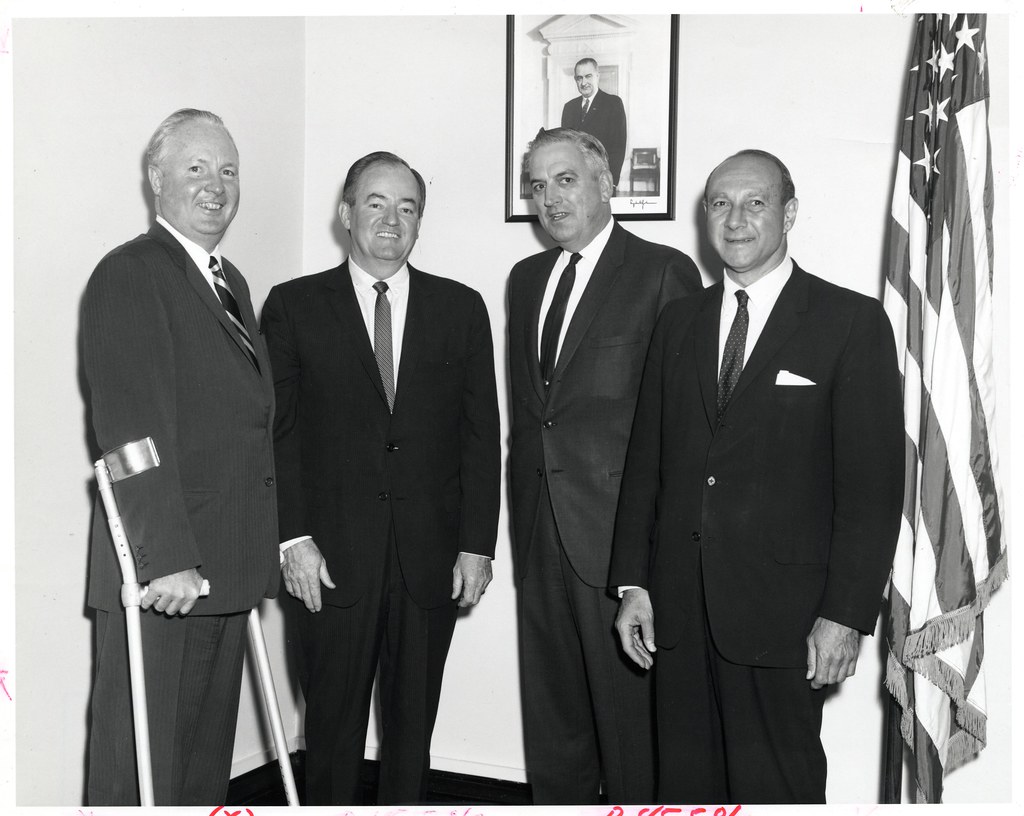 Mayor John F. Collins, Vice President Hubert Humphrey, and… | Flickr Hubert Humphrey