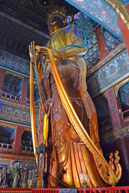 BEIJING, CHINA - Lamaist Buddhist monastery Yonghe Gong/ ПЕКИН, КИТАЙ - Ламаистский буддистский монастырь Юнхэгун