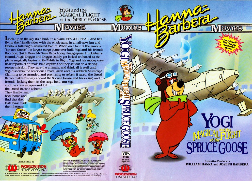 Hanna-Barbera Home Video HB 1122 Yogi and The Magical Flight of the Spruce ...