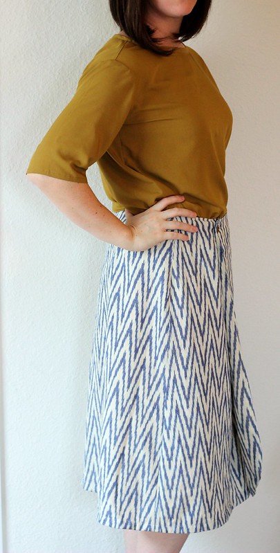 Feb. 4 Vintage Anne Adams wrap skirt pattern and Simplicity 1366