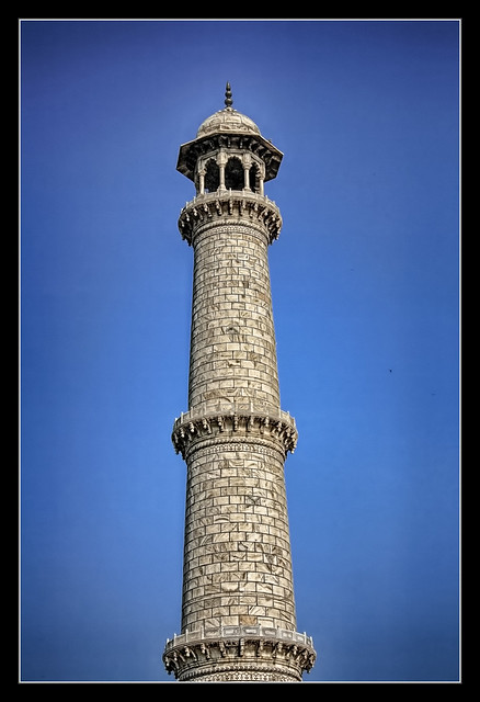 Agra IND - Taj Mahal Minarett 08