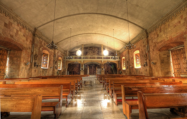 Miag-ao Church-interior, back view