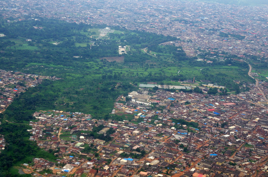 Aerial view of Lagos | Lagos is a port and most populous cit… | Flickr