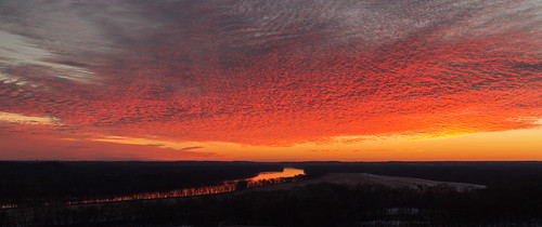 sunrise river landscape dawn virginia potomac lansdowne