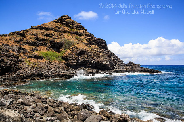 Below Pele's Chair - Ocean, Rocks, Waves, Oahu, Hawaii
