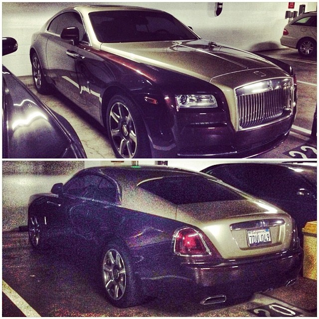 New neighbor's other, other car - a Rolls Royce Wraith Coupe