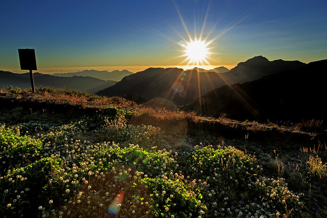 sunrise at Chilai Mountains
