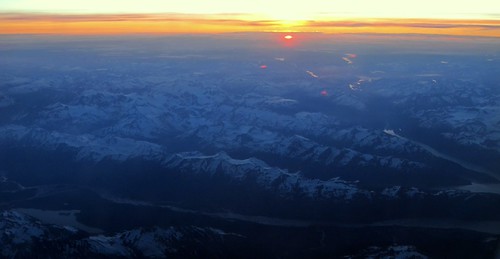 Sunrise above Alaska by Duyi_Han,