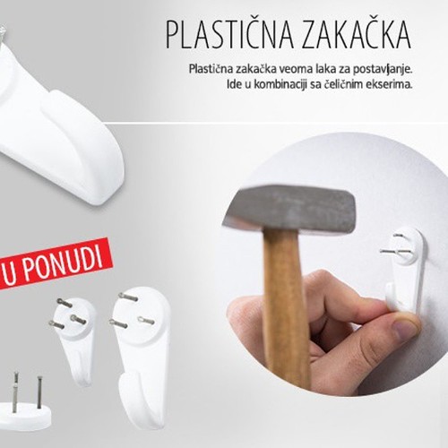 NOVO IZ BEOROLA!  PLASTIČNA ZAKAČKA Potražite u specijalizovanim prodavnicama i većim trgovinskim lancima. www.beorol.rs  ‪#‎beorol ‪#‎proizvodnja ‪#‎production ‪#‎uradisam ‪#‎majstorzasve ‪#‎majstor ‪#‎tools ‪#‎construction ‪#‎homedesign‬‬‬‬‬‬‬‬‬ | by beorol