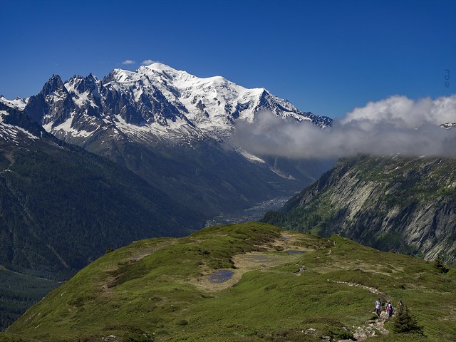 One of the Chamonix Mont-Blanc hiking trail !