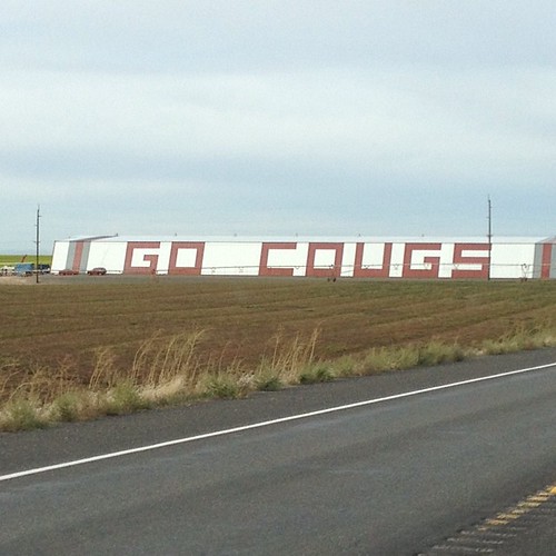 Always a great sight to see to and from Seattle #wsu #gocougs