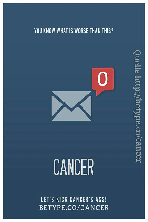 Type Against Cancer by Byron Galan