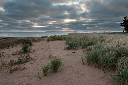 IMGP4793 by Brian Chaisson, beach sunrise novascotia cloudy trail caribou munroesisland