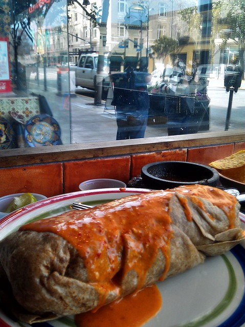 now in BurritoVision, E Santa Clara Street, Downtown San José, February 17, 2014
