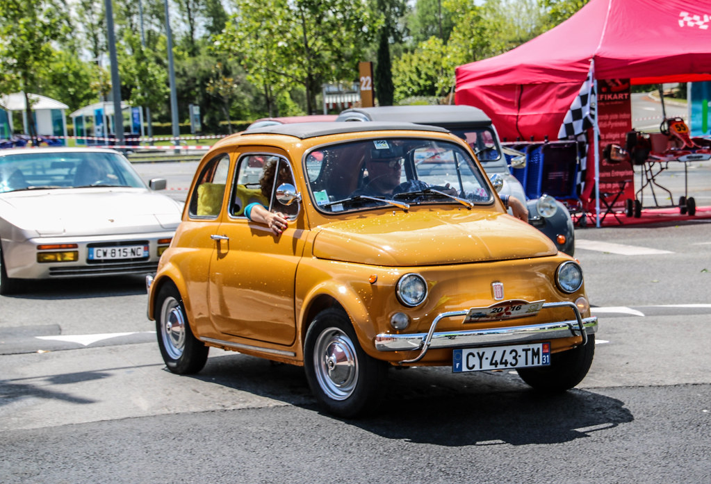 Fiat 500 Fiat 500 à Labège Xavier Wattez Flickr