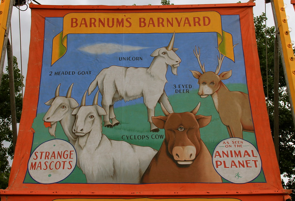 Barnum's Barnyard, Strange Mascots, As Seen on The Animal … | Flickr