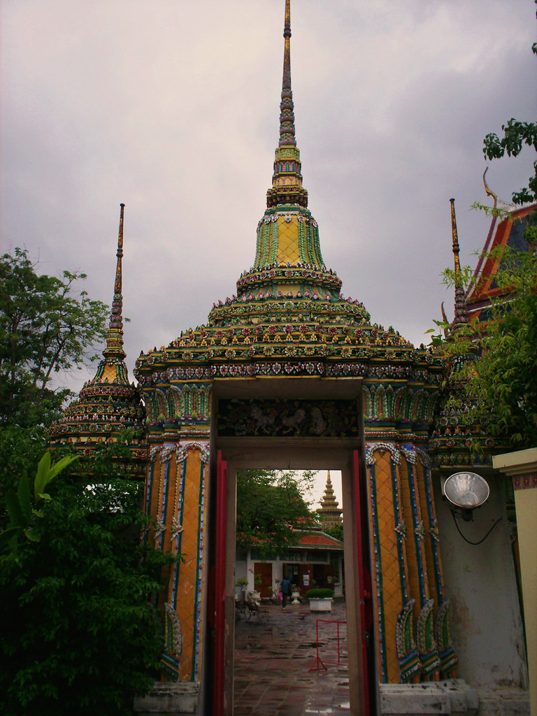Ornate Temple Doorway, Wat Pho, Bangkok