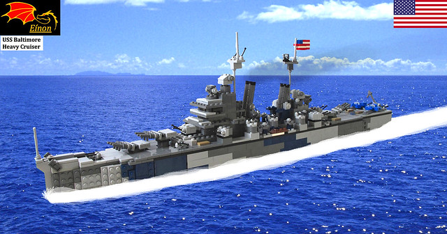 USS Baltimore Heavy Cruiser