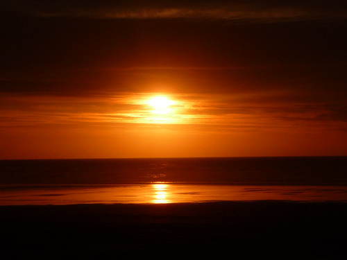 sunset nz northisland ahipara
