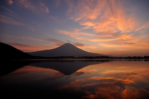 fujisan 富士山 mtfuji 朝焼け 田貫湖