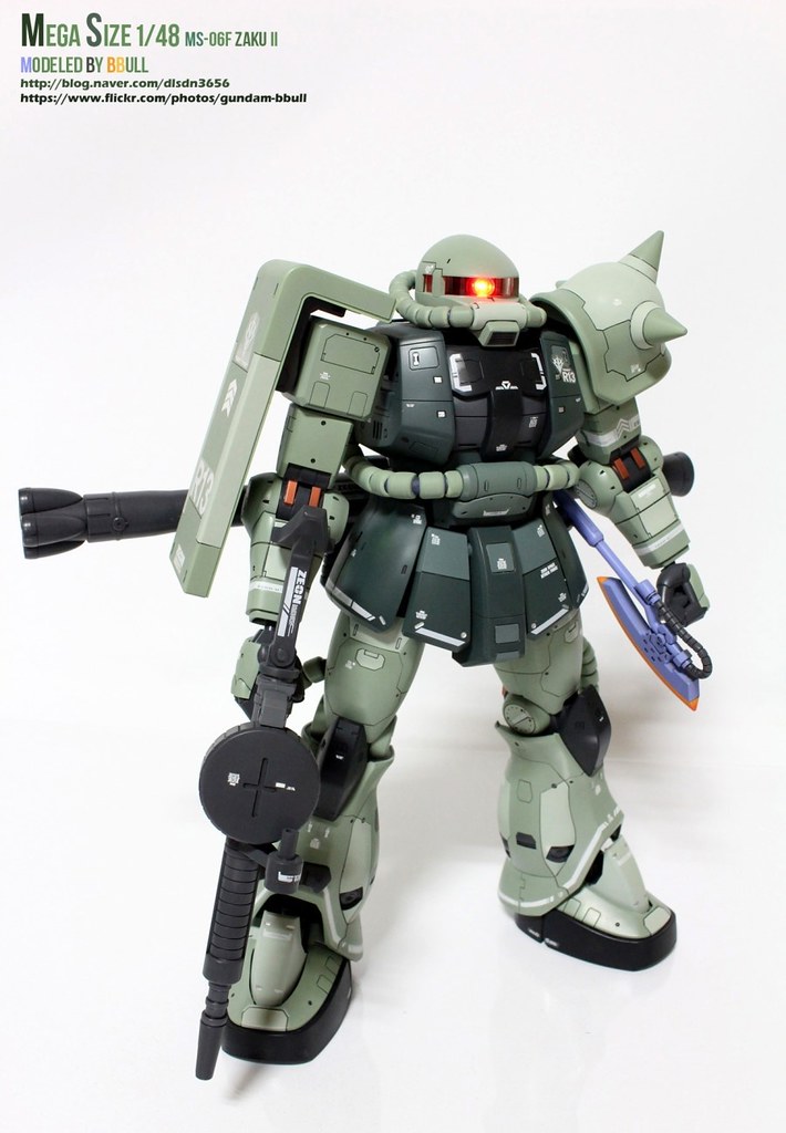 [MEGASIZE] 1/48 MS-06F ZAKU II | [MEGASIZE] 1/48 MS-06F ZAKU… | Flickr