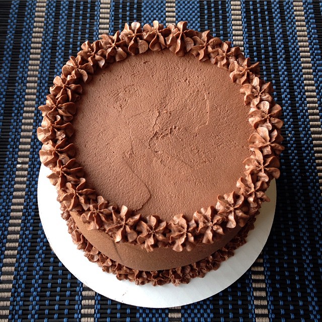 January 25 - Chocolate cake. Made for no particular reason. #yearofmaking