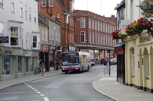First Essex Scania L113CRL / Wright Axcess Ultralow 65534 , R134 GSF amongst typical Colchester street scenery | by EastBeach68