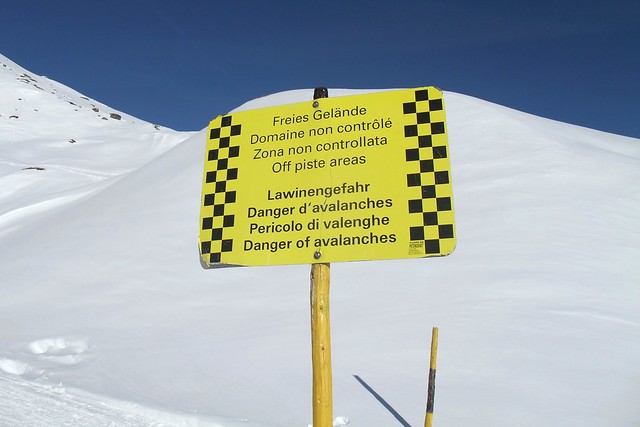 Furka Pass - Danger of avalanches