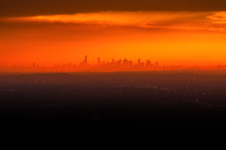 Red City Sunset