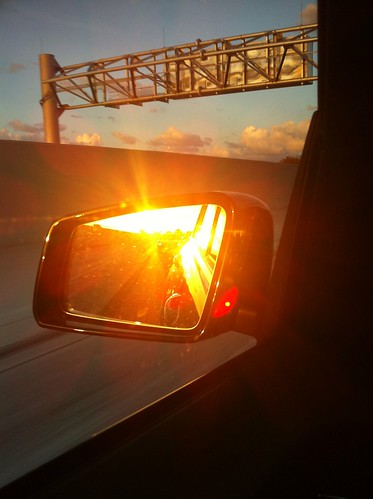 sunset reflection mirror day miamiflorida flickr12days