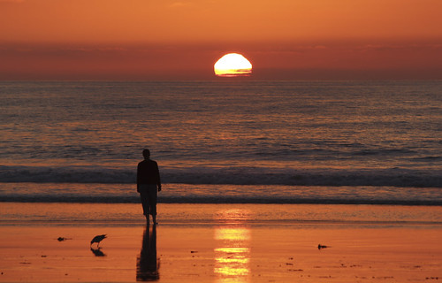 ocean california sunset sandiego