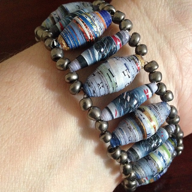 Christmas Gifts Bracelets made from locally found waste materials  Eco  Friend