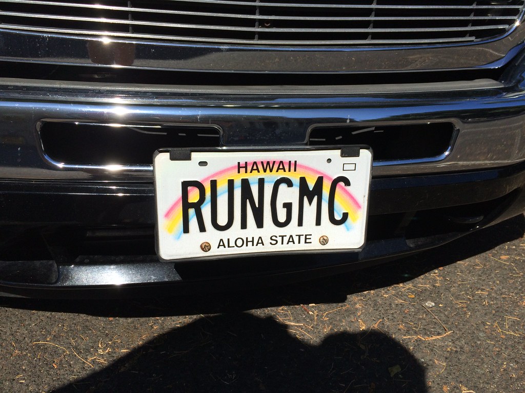 This is a clever licence plate. Neal Jennings Flickr