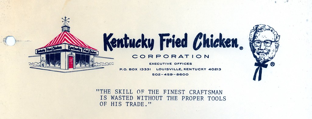 1968-Kentucky Fried Chicken | 1968 KFC Equipment Catalog | Flickr