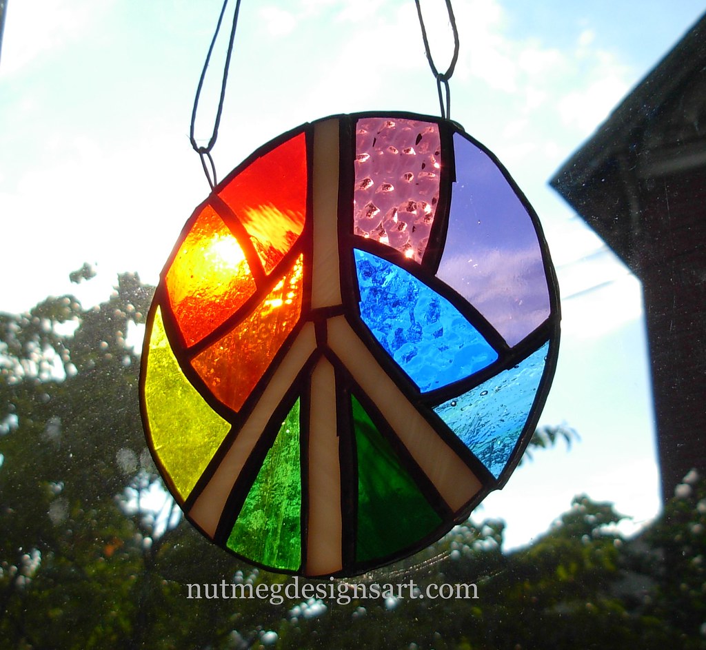 Rainbow Peace My Simplified Design See My Mandalas At Flickr 