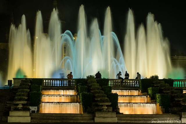 Magic fountain of Montjuic, Barcelona