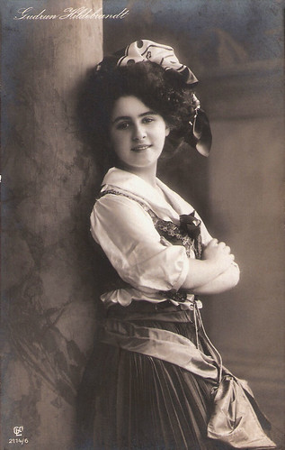 Gudrun Hildebrandt | German postcard by GL Co., no. 4114/6. … | Flickr