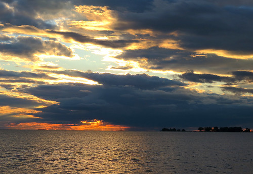 sunset lake ontario canada clouds canon bay kent stclair powershot september chatham 40 mitchells 2012
