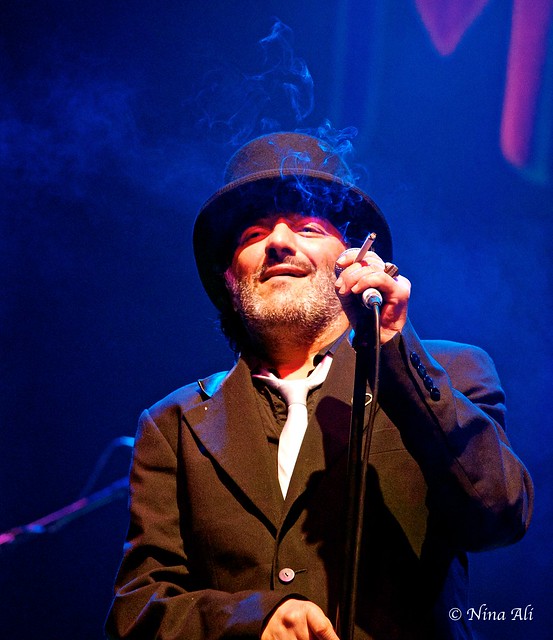 WOMAD 2013 - Rachid Taha just before he 