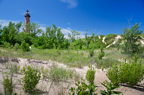 lighthouse michigan dunes littlesablepoint