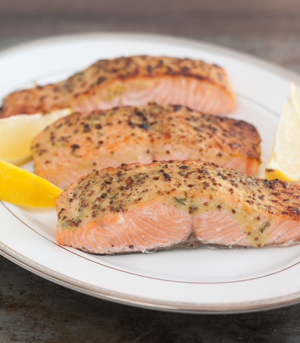 Broiled Salmon with Herb Mustard Glaze | Recipe available he… | Flickr