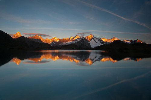 longexposure alps sunrise dawn switzerland swiss sion lacsdefenetre saintbernards nikond700 nikon2470mmf28