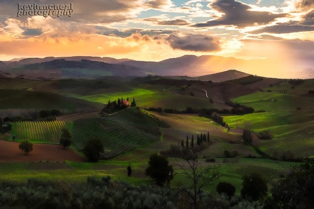 The Iconic View Of Tuscany