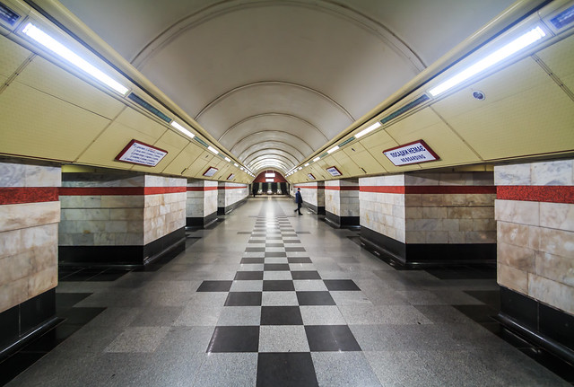 Syrets metro station, Kiev, Ukraine