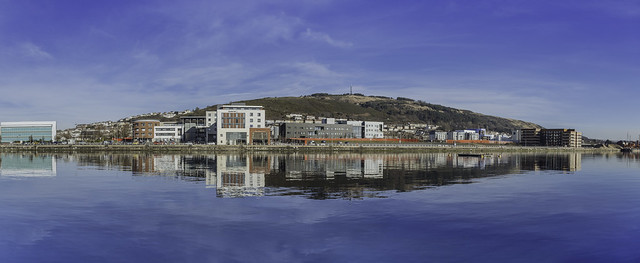 Swansea South quay Panorama