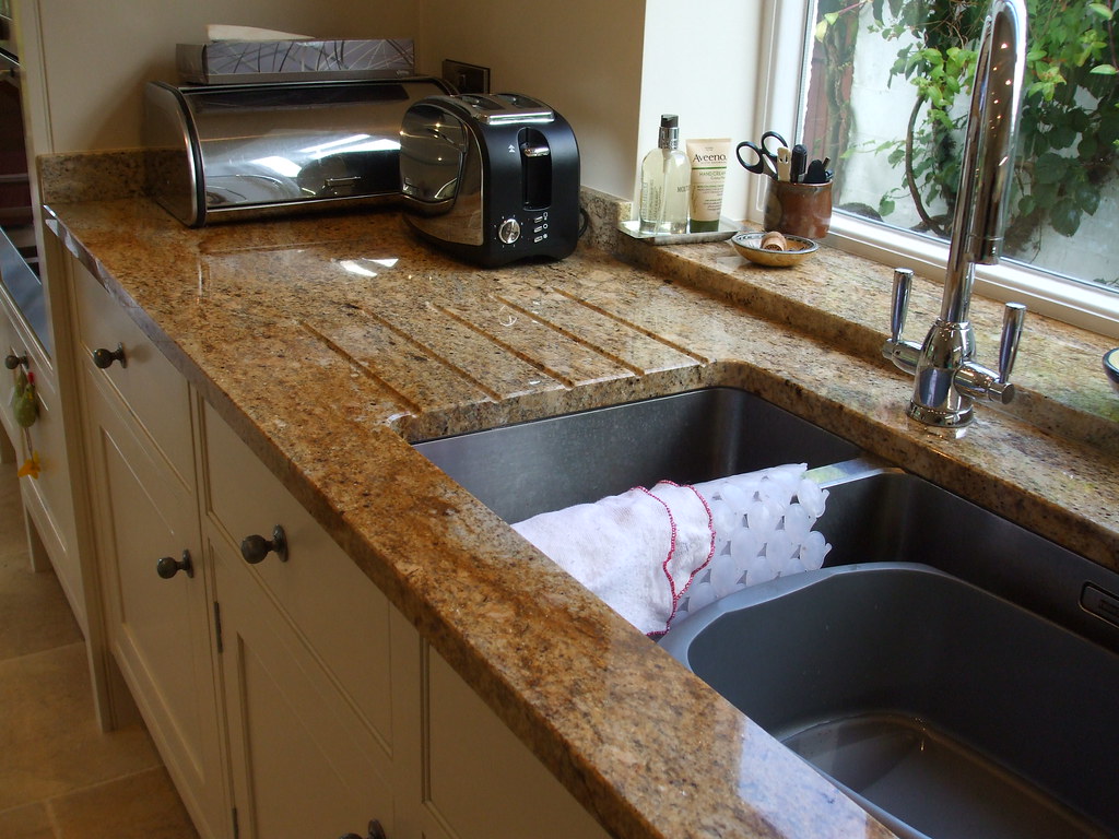 Natural Granite Worktops Kashmir Gold Granite Sink With D Flickr